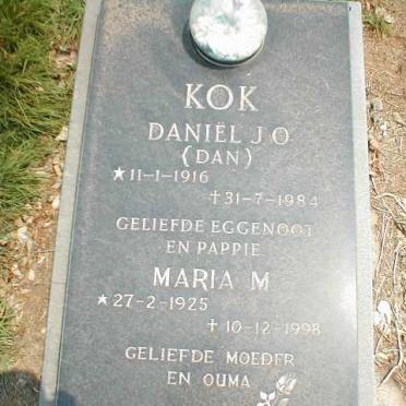 KOK Daniël J.O. 1916-1984 &amp; Maria M. 1925-1998