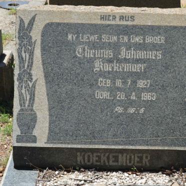 KOEKEMOER Theunis Johannes 1927-1963