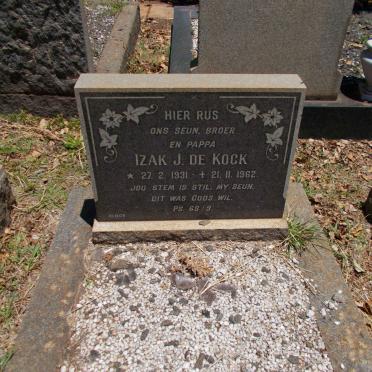 KOCK Izak J., de 1931-1962