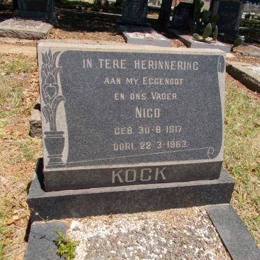 KOCK Nico 1917-1963