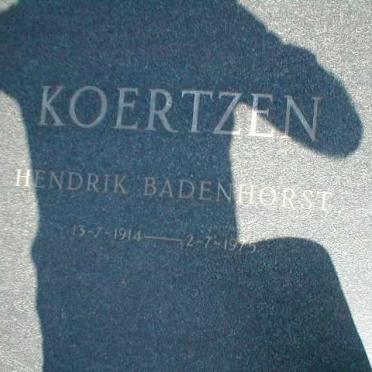KOERTZEN Hendrik Badenhorst 1914-1975