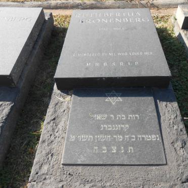 KRONENBERG Ruth Bertha 1912-1984