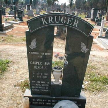 KRUGER Casper Jan Hendrik 1910-1997