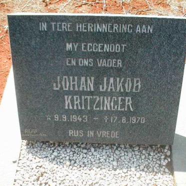 KRITZINGER Johan Jakob 1943-1970