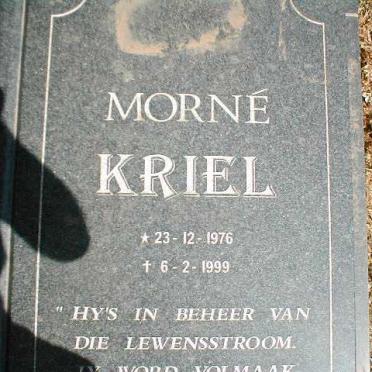 KRIEL Morné 1976-1999