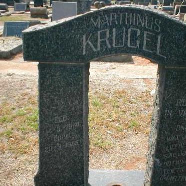 KRUGEL Marthinus 1914-1955