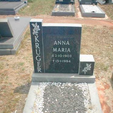 KRUGER Anna Maria 1903-1984