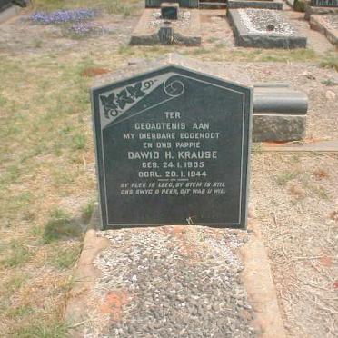 KRAUSE Dawid H. 1905-1944