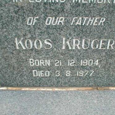 KRUGER Koos 1904-1977