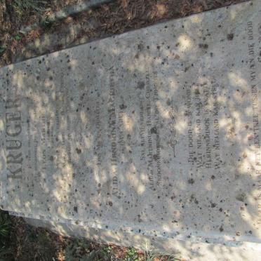 KRUGER Leon Marthinus 1945-2001 &amp; Alida Hendrina Magrietha McCABE 1947- 