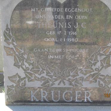 KRUGER Theunis J.C. 1916-1980