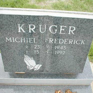 KRÜGER Michiel Frederick 1945-1992