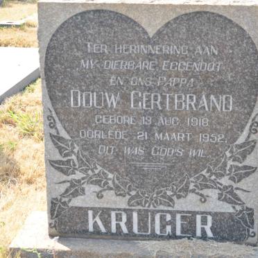 KRUGER Douw Gertbrand 1918-1952