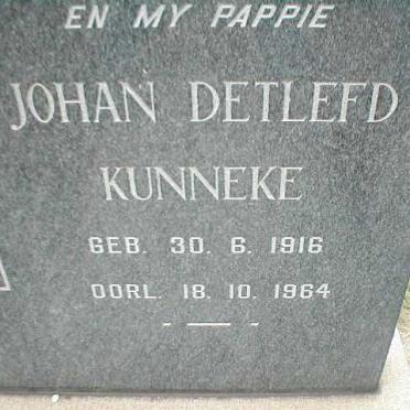 KUNNEKE Johan Detlefd 1916-1964