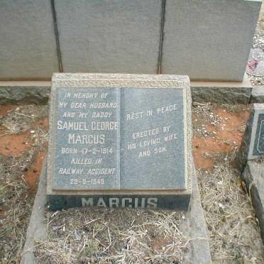 MARCUS Samuel George 1914-1949