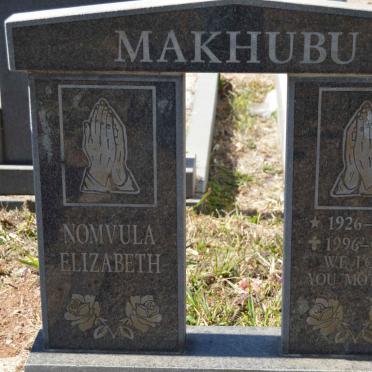 MAKHUBU Nomvula Elizabeth 1926-1996