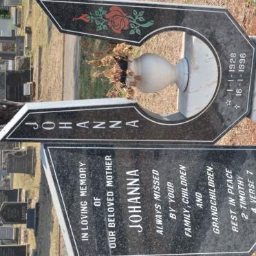 MAHLANGU Johanna 1928-1996
