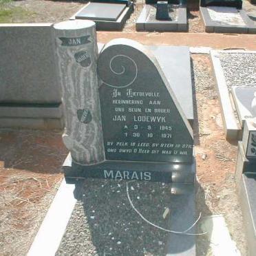 MARAIS Jan Lodewyk 1945-1971
