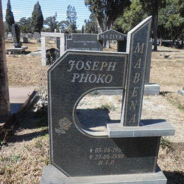 MABENA Joseph Phoko 1954-1998