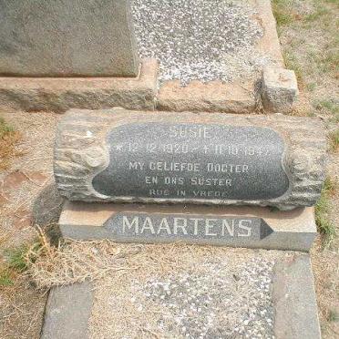 MAARTENS Susie 1920-1947
