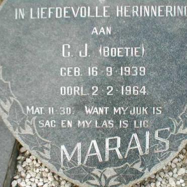 MARAIS C.J. 1939-1964