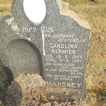 MAHONEY Carolina Hermien 1954-1961