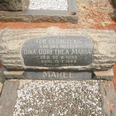 MAREE Dina Dorethea Maria 1899-1968