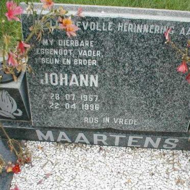 MAARTENS Johann 1957-1996