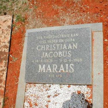 MARAIS Christiaan Jacobus 1902-1988