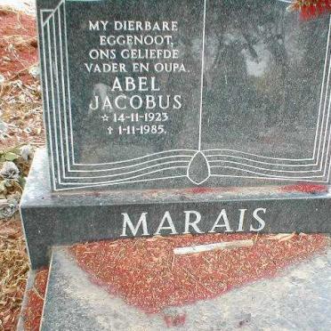 MARAIS Abel Jacobus 1923-1985