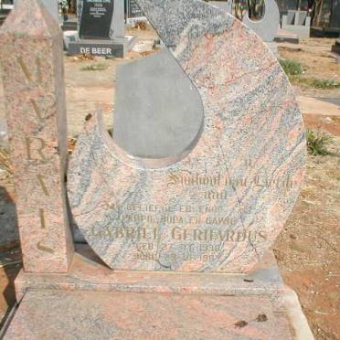 MARAIS Gabriel Gerhardus 1930-1987