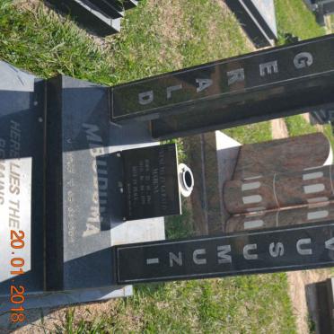 MBUDUMA Vusumuzi Gerald Mabena 1965-1999