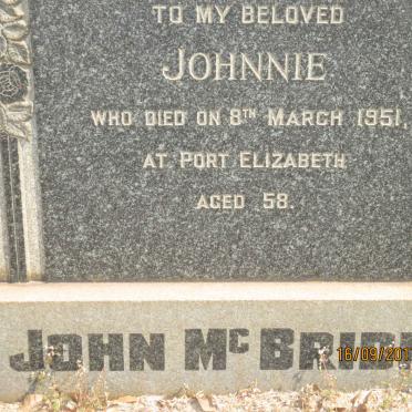 McBRIDE John  -1951