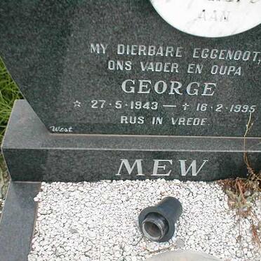 MEW George 1943-1995