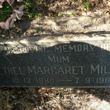 MILLER Ethel Margaret 1880-1965