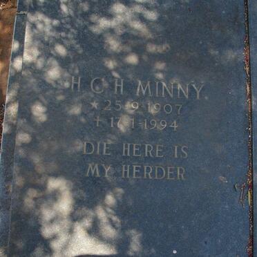 MINNY H.C.H. 1907-1994 &amp; M.P.C. 1907-1988