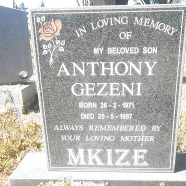 MKIZE Anthony Gezeni 1971-1997
