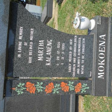 MOKOENA Martha Kalaneng 1935-1995