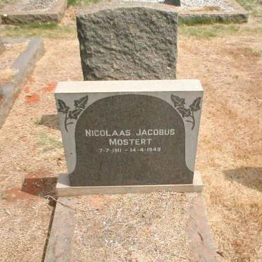 MOSTERT Nicolaas Jacobus 1911-1949