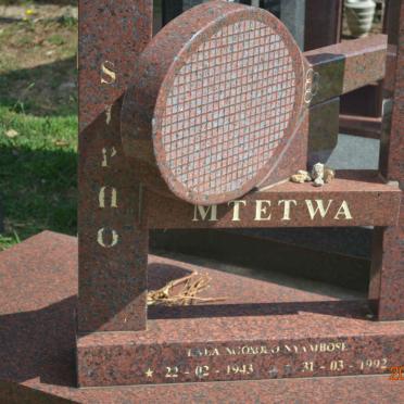 MTETWA Sipho Lovington 1943-1992