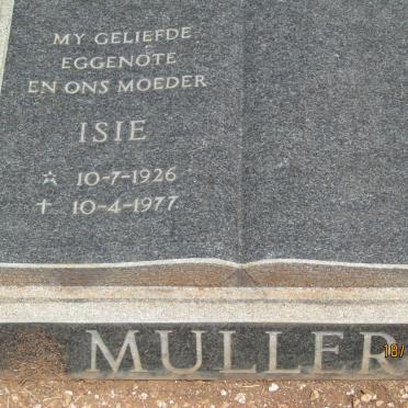 MULLER Isie 1926-1977