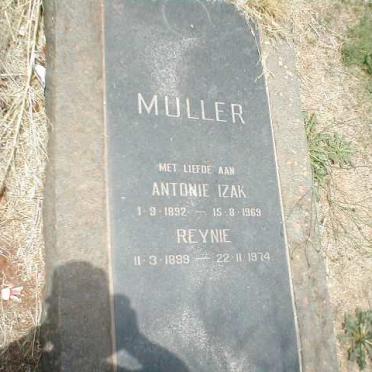 MULLER Antonie Izak 1892-1969 &amp; Reynie 1899-1974