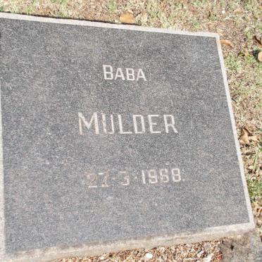 MULDER Baba -1968