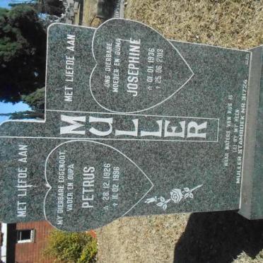 MULLER Petrus 1926-1996 &amp; Josephine 1936-2013