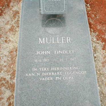 MULLER John Findley 1917-1987