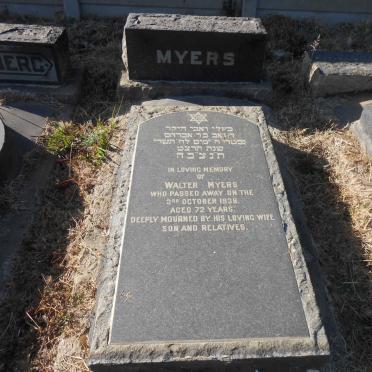 MYERS Walter -1938