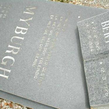 MYBURGH Bert 1921-1994 &amp; Koba 1926-