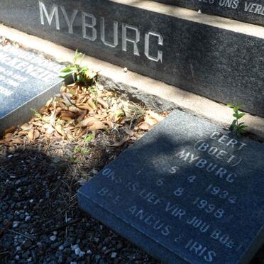 MYBURG Gert 1934-1998