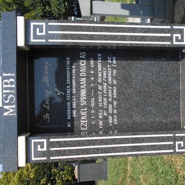 MSIBI Ezekiel Sprinkaan Dauglas 1935-2007