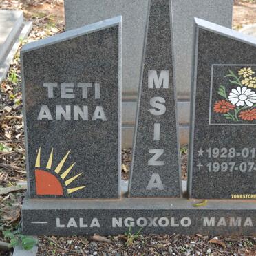 MSIZA Teti Anna 1928-1997